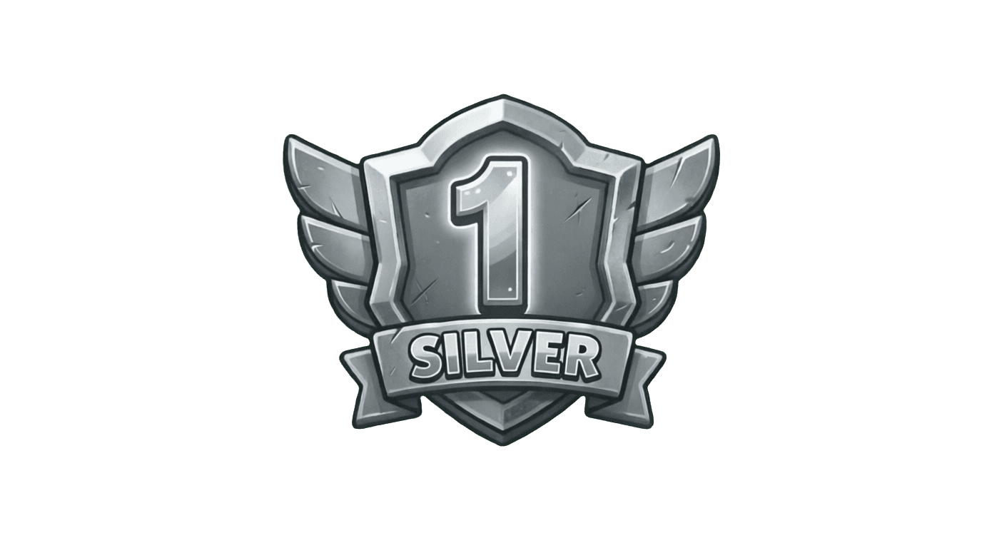 BattleRampage Silver ranked division badge